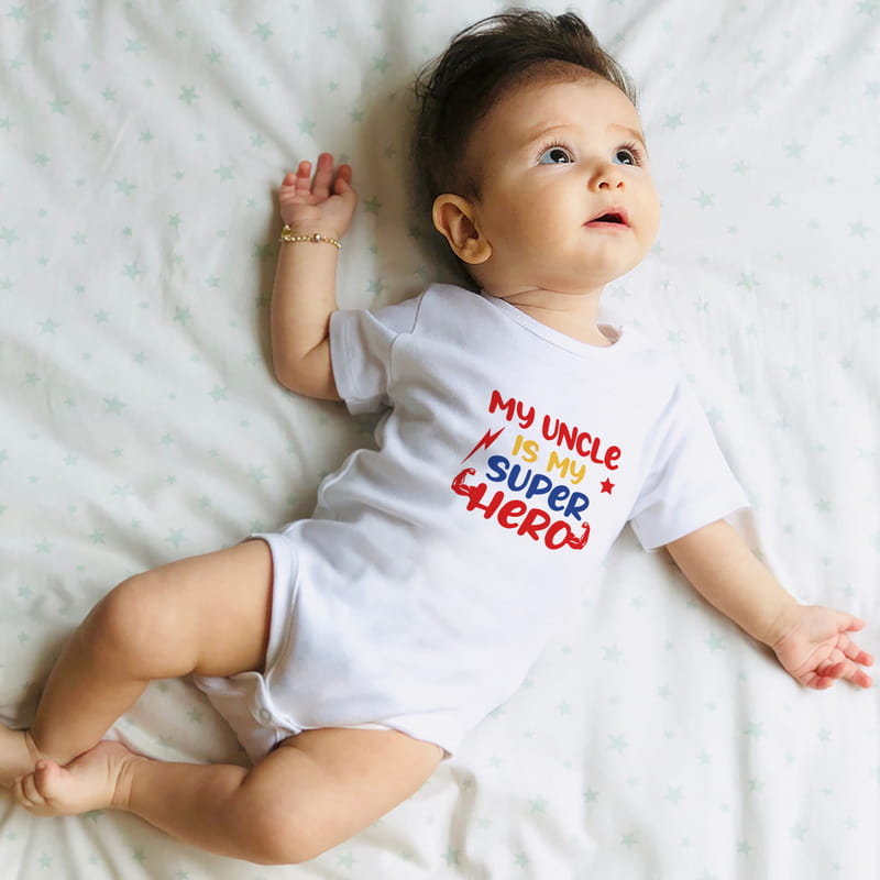 Kahraman Dayı-Amca Tasarımlı Bebek Body